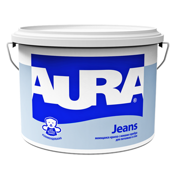 Краска для стен и потолков "AURA Luxpro Jeans" - 2.7л
