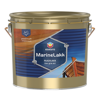 Алкидно-уретановый яхтенный лак Marine lakk 40 (полуматовый) 2,4 л