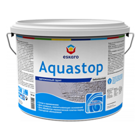 Грунт адгезионный влагоизолятор "Eskaro Aquastop CONTACT" - 1,5 кг