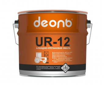 Алкидно-уретановая эмаль UR-12 - 1 кг