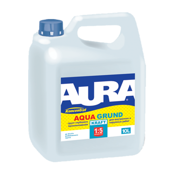 Грунт-концентрат акриловый1:5 "Aura Aqua Grund Kraft" - 10 л.