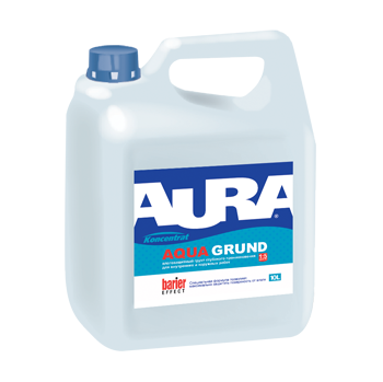 Грунт-концентрат 1:4 акриловый влагоизолятор "Aura Aqua Grunt" - 10 л.