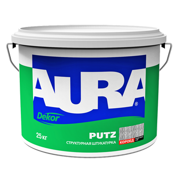 Штукатурка готовая "Aura Putz Decor короед 2мм" - 25 кг.
